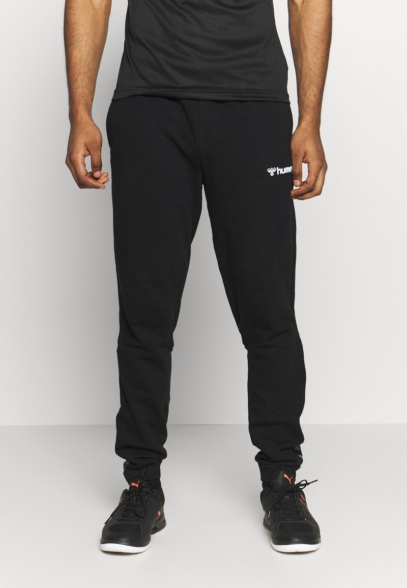 Hummel - AUTHENTIC PANT - Tracksuit bottoms - black/white, Enlarge