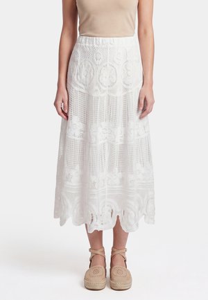 usha, Maxi skirt - white