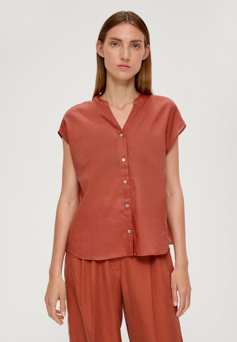 s.Oliver BLACK LABEL Blouse - terrakotta