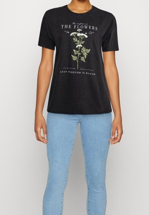 Printtipaita - black
