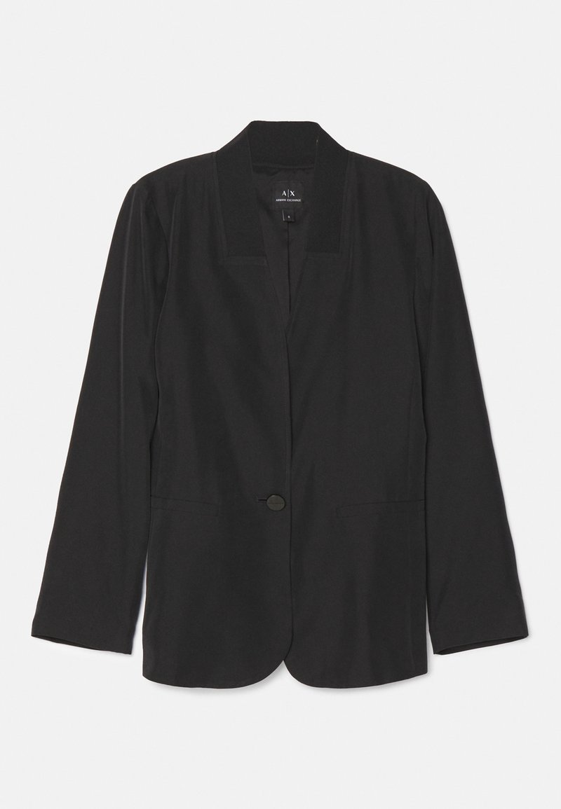 Armani Exchange Halflange jas zwart Armani Exchange Halflange jas zwart