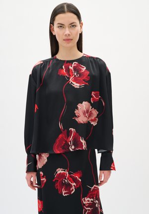 DAWNIW BLOUSE - Blúz - black poppy rose