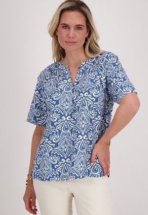 JE M'APPELLE, Blouse - blauw