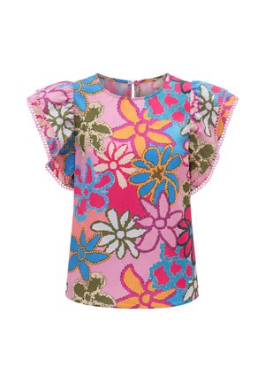 IZIA, IZIA BLOUSE - Camicetta - multicolor pink
