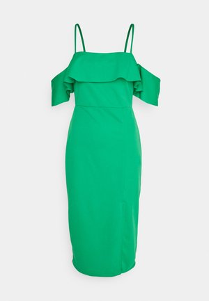 WAL G TALL ZIMMI OFF SHOULDER MIDI DRESS - Robe en jersey - leaf green