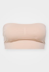 SEAMLESS BANDEAU - Topp - beige