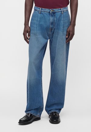 Samsøe Samsøe, PLEAT JEANS - Дънки със свободна кройка - blue denim