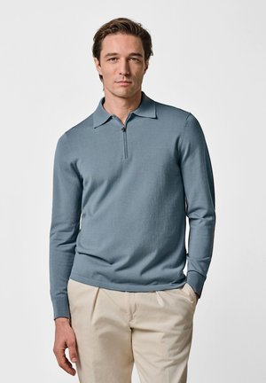 PROFUOMO THE LUXURY BASIC - Strickpullover - grey blue