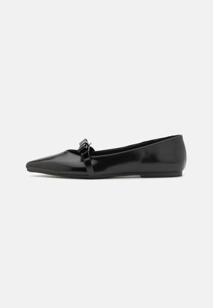 Ballerina med reim - black