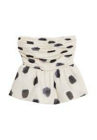 SPOT PRINT BANDEAU  - Blouse - ivory mix