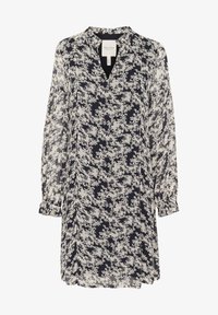 Izbrano, dark navy contrast flower