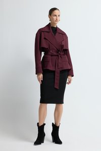 adL WITH BUTTONS - Lichte jas - mauve