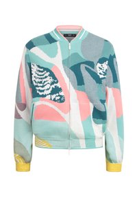 MAXIMALISTS TROPICS PATTERN - Kardigan - aqua