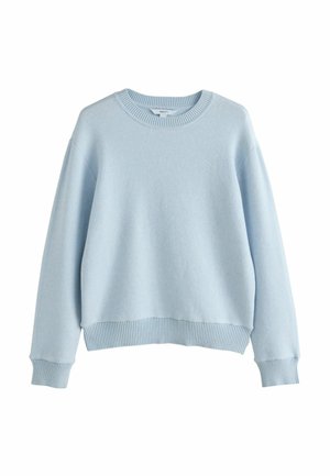 Next, REGULAR FIT - CREW NECK KNIT LOOK JUMPER - Jumper - blue