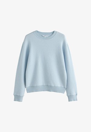 Next, REGULAR FIT - CREW NECK KNIT LOOK JUMPER - Jumper - blue