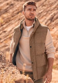 Ombre QUILTED - Weste - brown