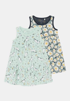 NMFVIGGA SPENCER DRESS 2 PACK - Vestito di maglina - glacier