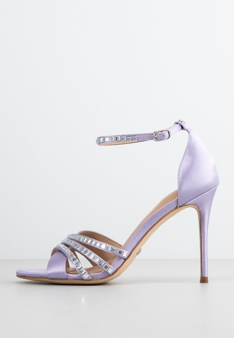 Guess Sandalen met hoge hak paars Guess Sandalen met hoge hak paars