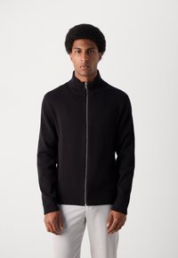 Lindbergh ZIP CARDIGAN - Neuletakki - black