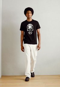 Antony Morato WITH FLOCK AND INJECTION LOGO - Camiseta estampada - black