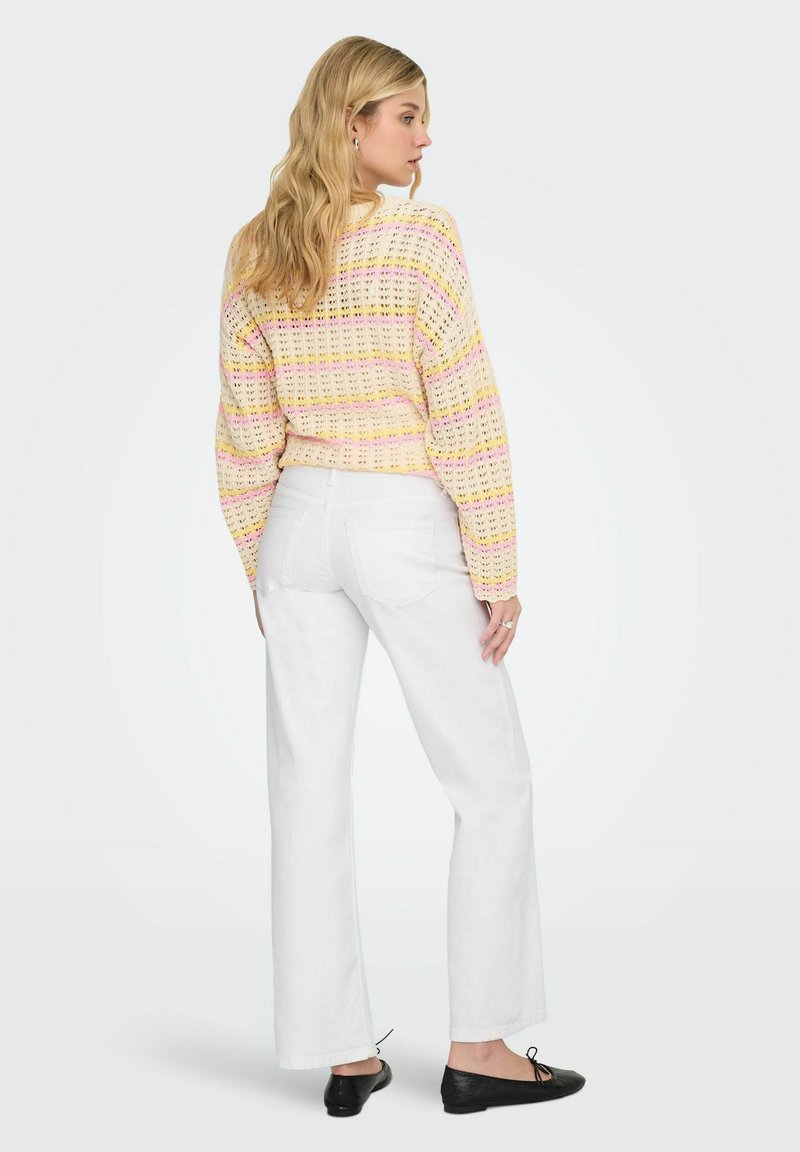 ONLY MIT WEITEM ONLJUDY-O NIEDRIGE TAILLE WEITER Wide Leg