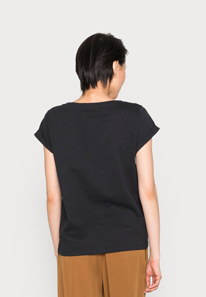 Damen T-Shirts | edc by Esprit SLUB ROUND NECK 2 PACK T-Shirt basic black/schwarz - XX60783 Damen T-Shirts | edc by Esprit SLUB ROUND NECK 2 PACK T-Shirt basic black/schwarz - XX60783