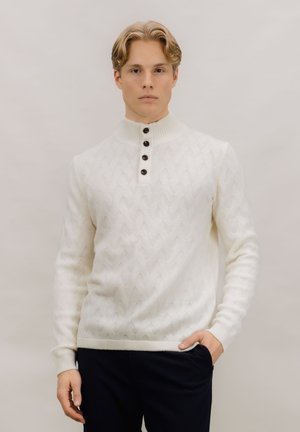 Strikkegenser - cream