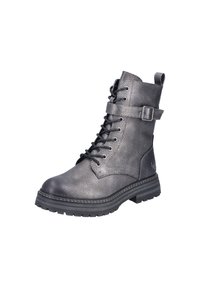 Rieker Cowboy-/Bikerlaarsjes - silber platin