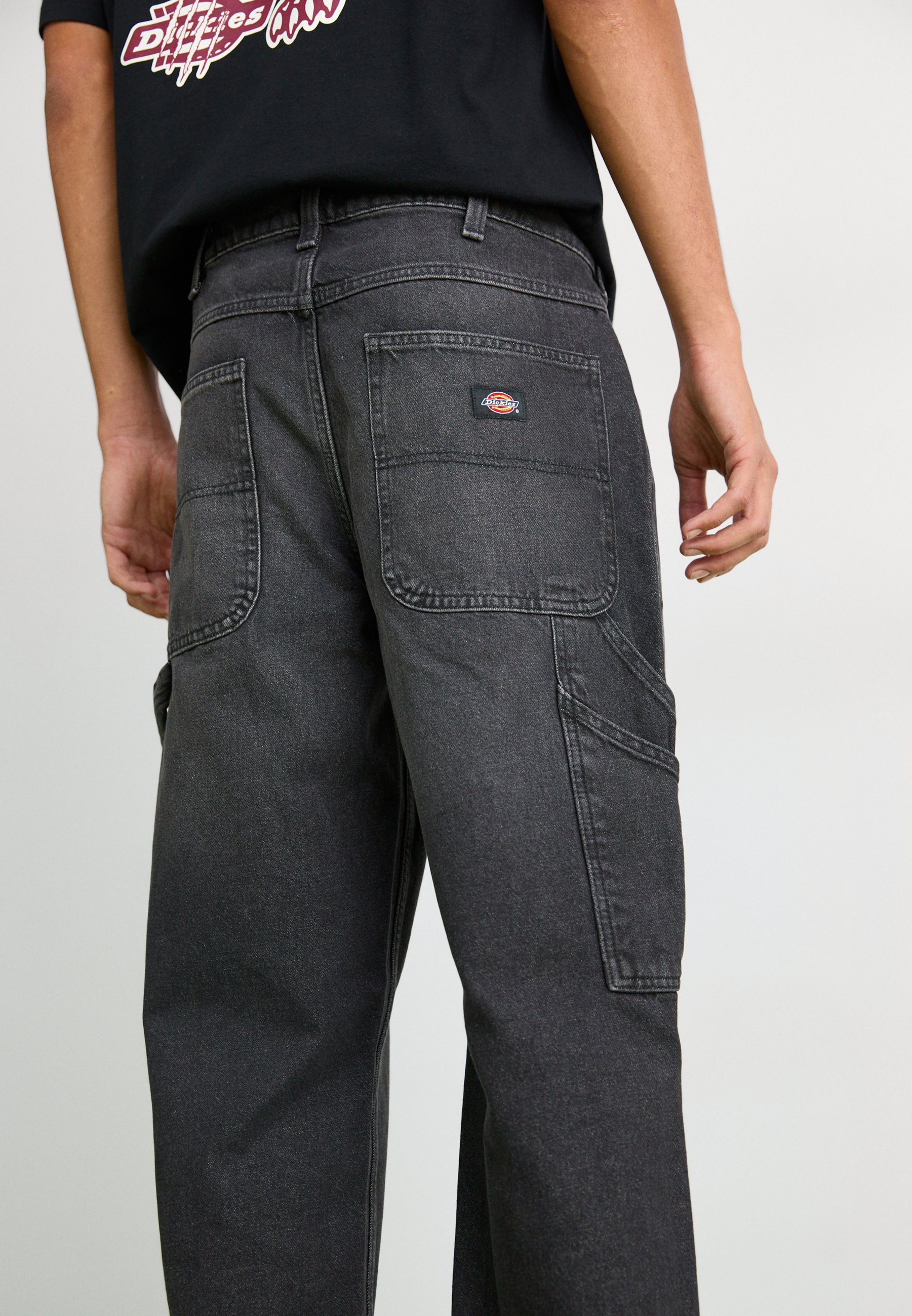 Dickies GARYVILLE - Carpenter Jeans - black wash tinted/black Dickies GARYVILLE - Carpenter Jeans - black wash tinted/black