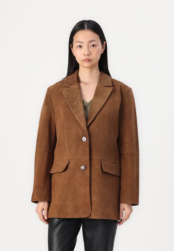 VMPERNILLE - Blazer - chocolate fondant