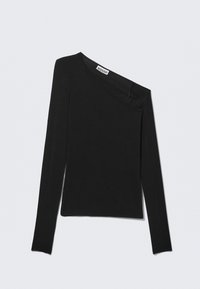 CUT NECKLINE - Longsleeve - black