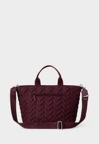 Lauren Ralph Lauren STEVIE QUILTED EXTRA LARGE STEVIE ZIP TOTE BAG - Velika torba - dark garnet