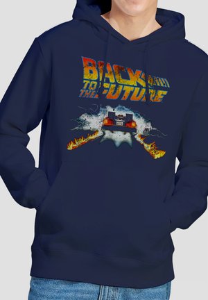 Universal Studios, BACK TO THE FUTURE DELOREAN - Kapuzenpullover - dark blue