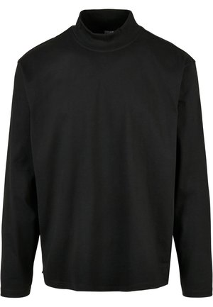 Urban Classics, HEAVY BOXY MOCK LONGSLEEVE - Maglietta a manica lunga - black
