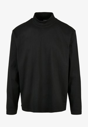 Urban Classics, HEAVY BOXY MOCK LONGSLEEVE - Longsleeve - black