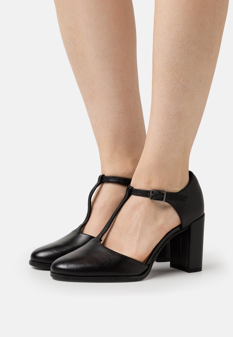 Clarks FREVA BAR - Classic heels - black/black - Zalando.co.uk