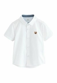 Next - REGULAR FIT SHORT SLEEVE OXFORD  - Pluus - white oxf with bear character Väikepilt 1