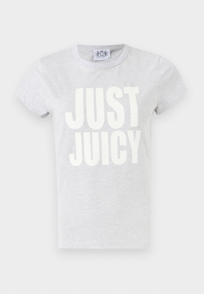 Juicy Couture T-shirt print zilverkleurig
