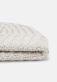 Johnstons of Elgin CHUNKY BEANIE UNISEX - Čepice - oatmeal marl