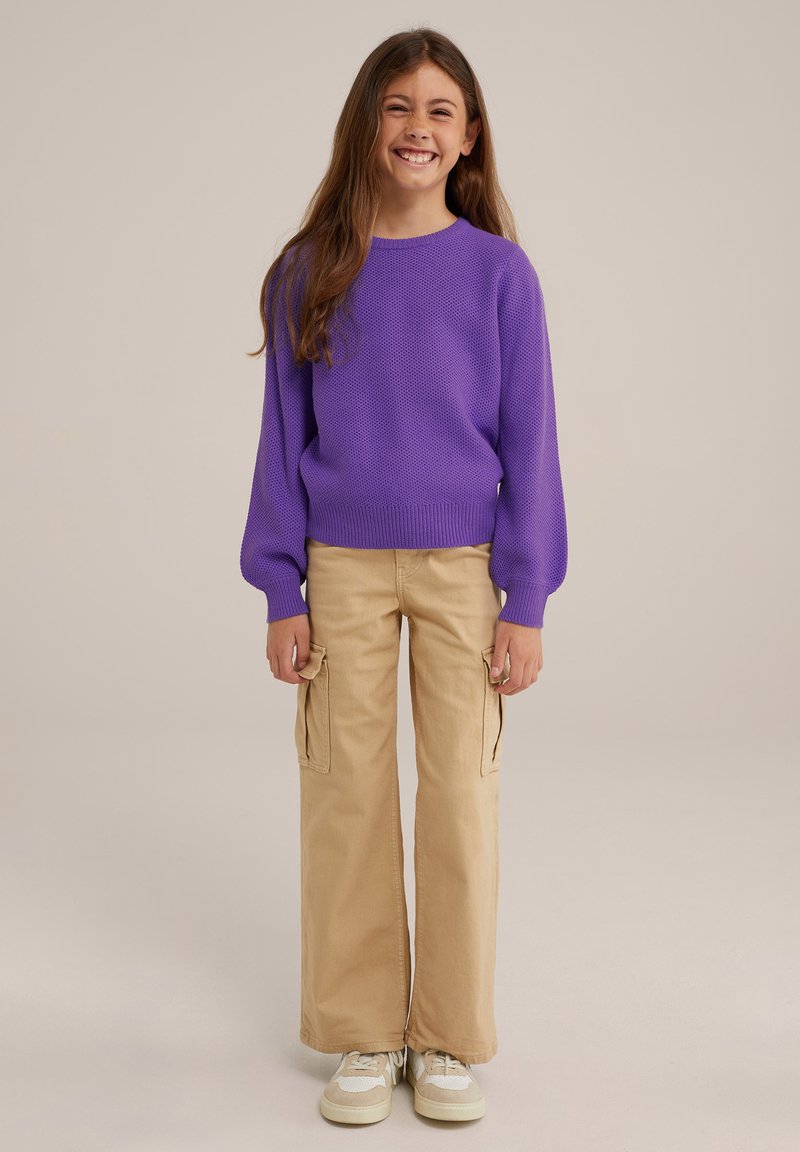 WE Fashion Strickpullover - violet