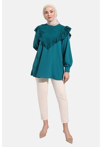Modanisa CREW NECK REFKA - Tunica - light petrol