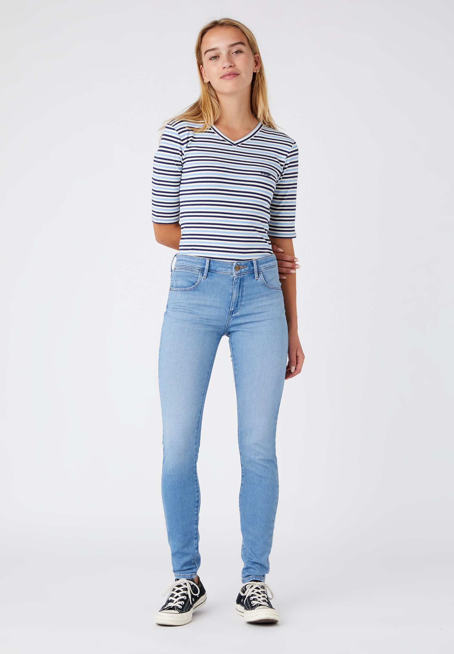 Wrangler Jeans Skinny Fit - light sky 