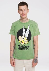 LOGOSHIRT T-SHIRT ASTERIX DER GALLIER - Print T-shirt - hellgrün