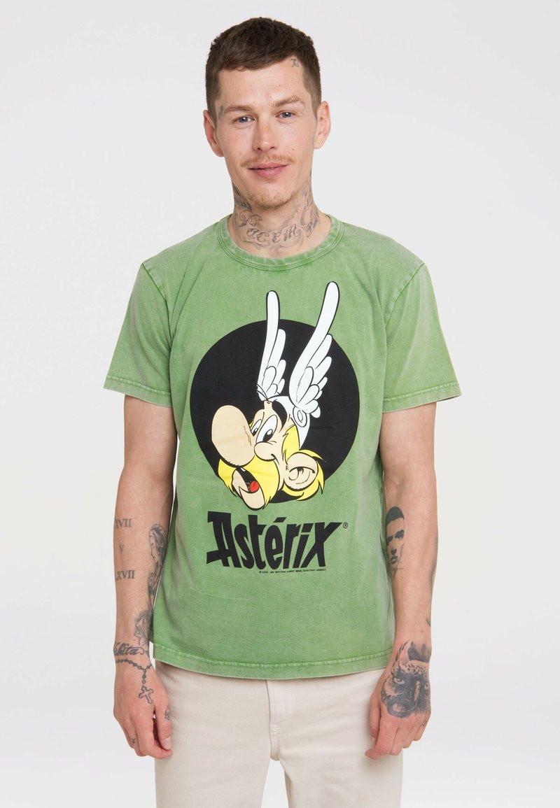 LOGOSHIRT T-SHIRT ASTERIX DER GALLIER - Print T-shirt - hellgrün