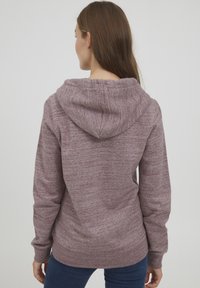 Oxmo OXHELNA - Felpa con zip - chocolate truffle melange