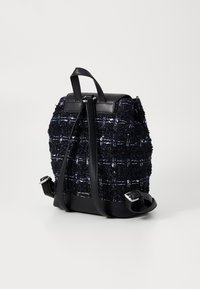 KARL LAGERFELD SKUARE BACKPACK BOUCLE - Hátizsák - dark navy boucle