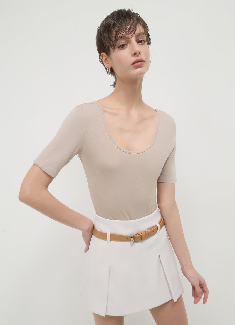 Calliope UNITA - T-shirt basic - tortora