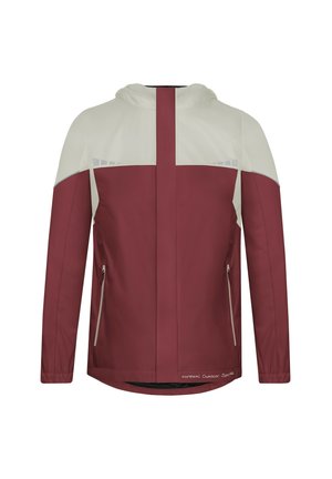 REGEN - Outdoorjacke - rot weiß
