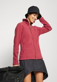 Columbia FAST TREK - Casaco polar - marsala red