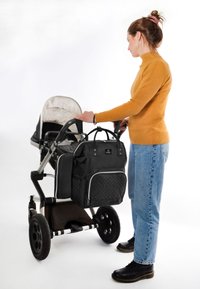 Mimmti DIAPERBAG BACKPACK MIMMTI | BABY BAG | NURSING BAG - Borsa fasciatoio - black